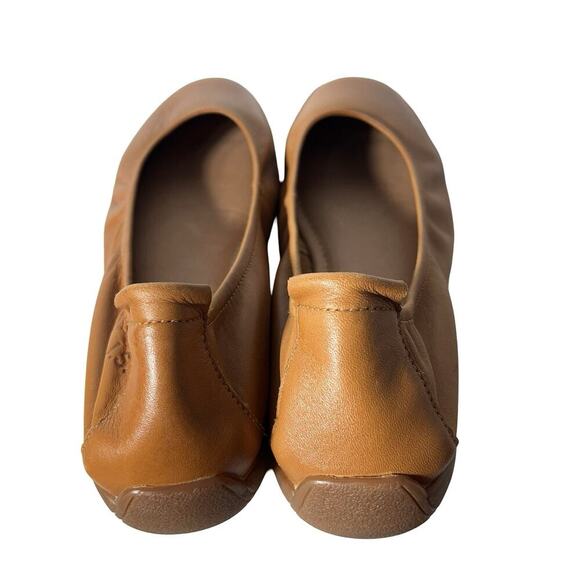 Josef Seibel Fenja 01 Leather Slip On Flats Size EU 39 US 8-8.5 Camel Brown MINT - Picture 6 of 9